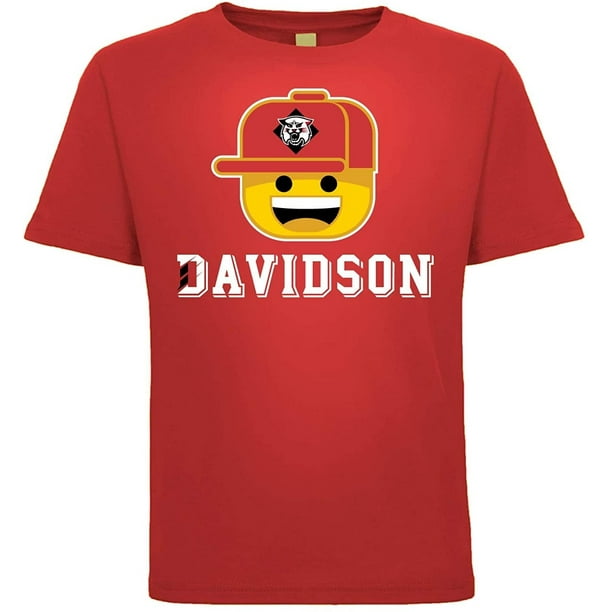 J2 Sport Davidson Wildcats NCAA Youth Short Sleeve Ball Cap Boy T-Shirt